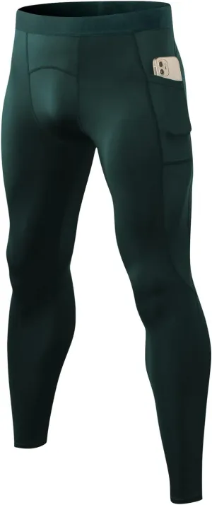 Men Compression Pants Leggings Dry Cool Sports Baselayer Running Workout Active Gym Tights Basketball