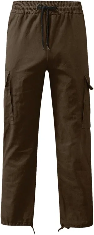 Men' S Linen Pants Casual Twill Chino Lace Up Pants Fashion Lightweight Joggers Baggy Sweatpants Athletic Pants