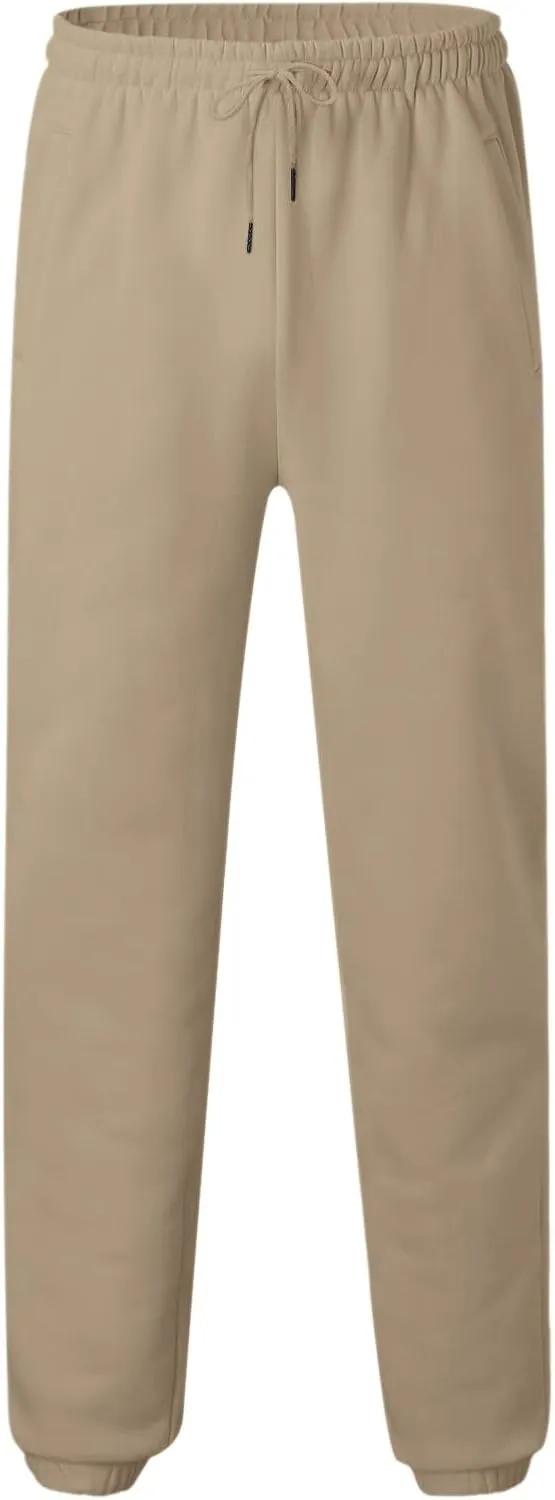 Mens Autumn and Winter High Street Fashion Leisure Pants Loose Sports Running Trousers Solid Color Lace Up Joggers