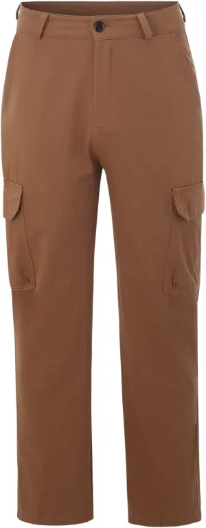 Mens Big and Tall Flat Front Work Office Pants Trousers Fast Dry Stretch Cargo Pants with Pockers Golf Sweatpants