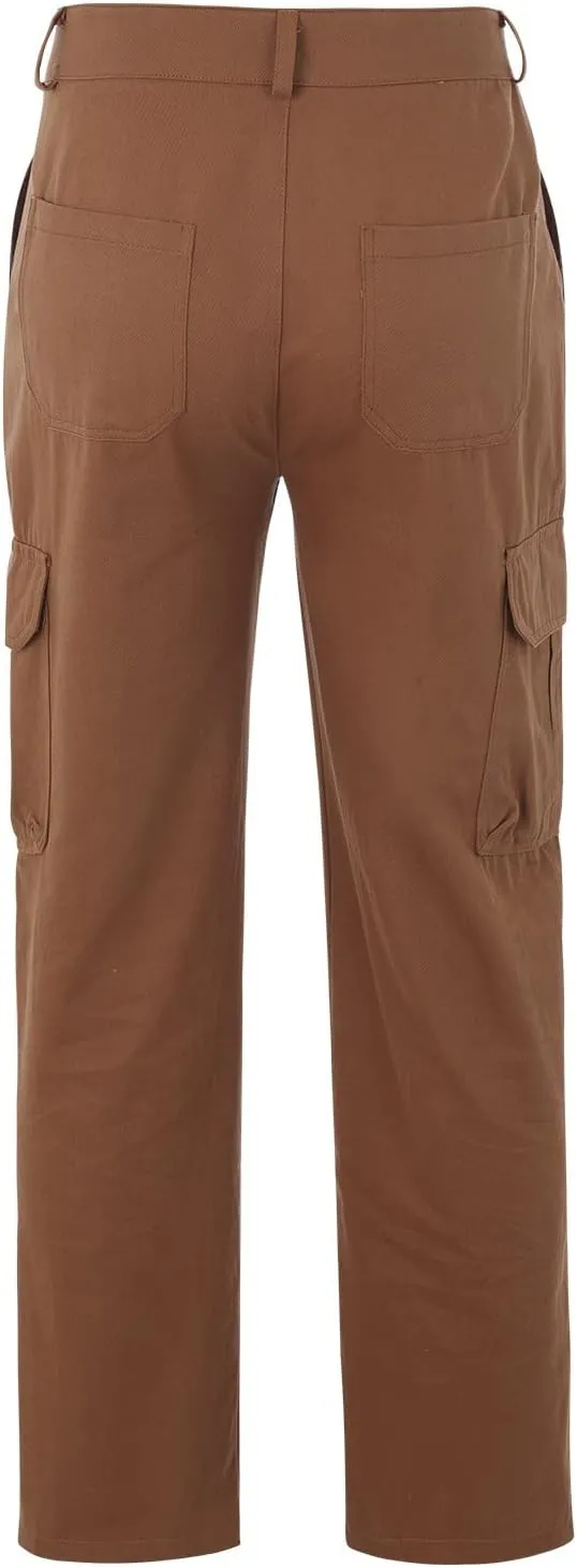 Mens Big and Tall Flat Front Work Office Pants Trousers Fast Dry Stretch Cargo Pants with Pockers Golf Sweatpants