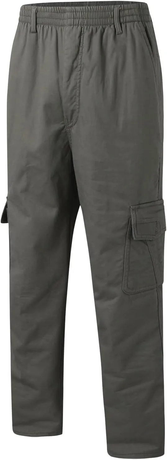 Men's Cargo Sweatpants Sweatpants for Men Men's Active Basic Jogger Fleece Joggers Pants Men Outdoor Pocket Drawstring