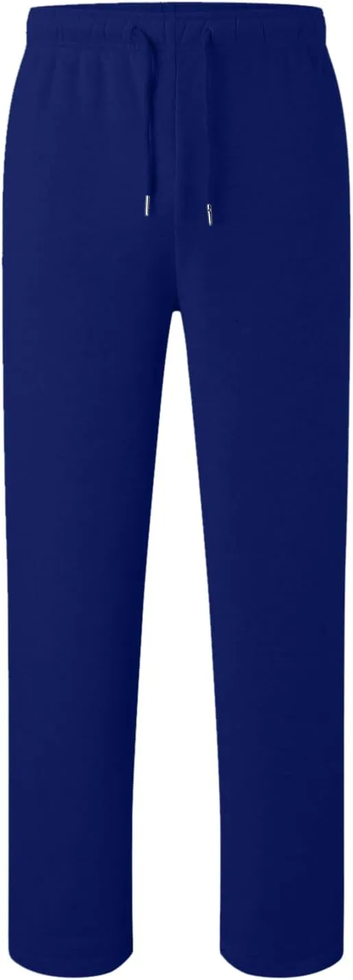 Mens Casual Cotton Sweatpants Stretch Elastic Waist Joggers Athletic Gym Pants Hiking Hunting Work Trousers
