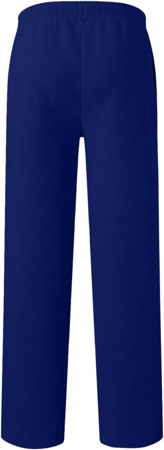 Mens Casual Cotton Sweatpants Stretch Elastic Waist Joggers Athletic Gym Pants Hiking Hunting Work Trousers