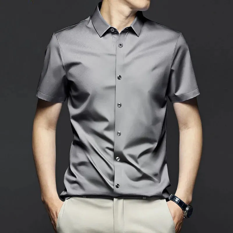 Men's Classic Wrinkle Resistant ShirtShort SleevesBuy 2 Free Shipping