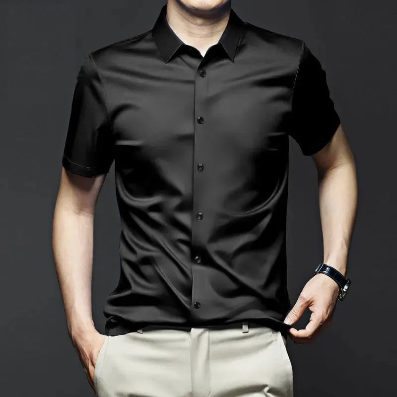 Men's Classic Wrinkle Resistant ShirtShort SleevesBuy 2 Free Shipping