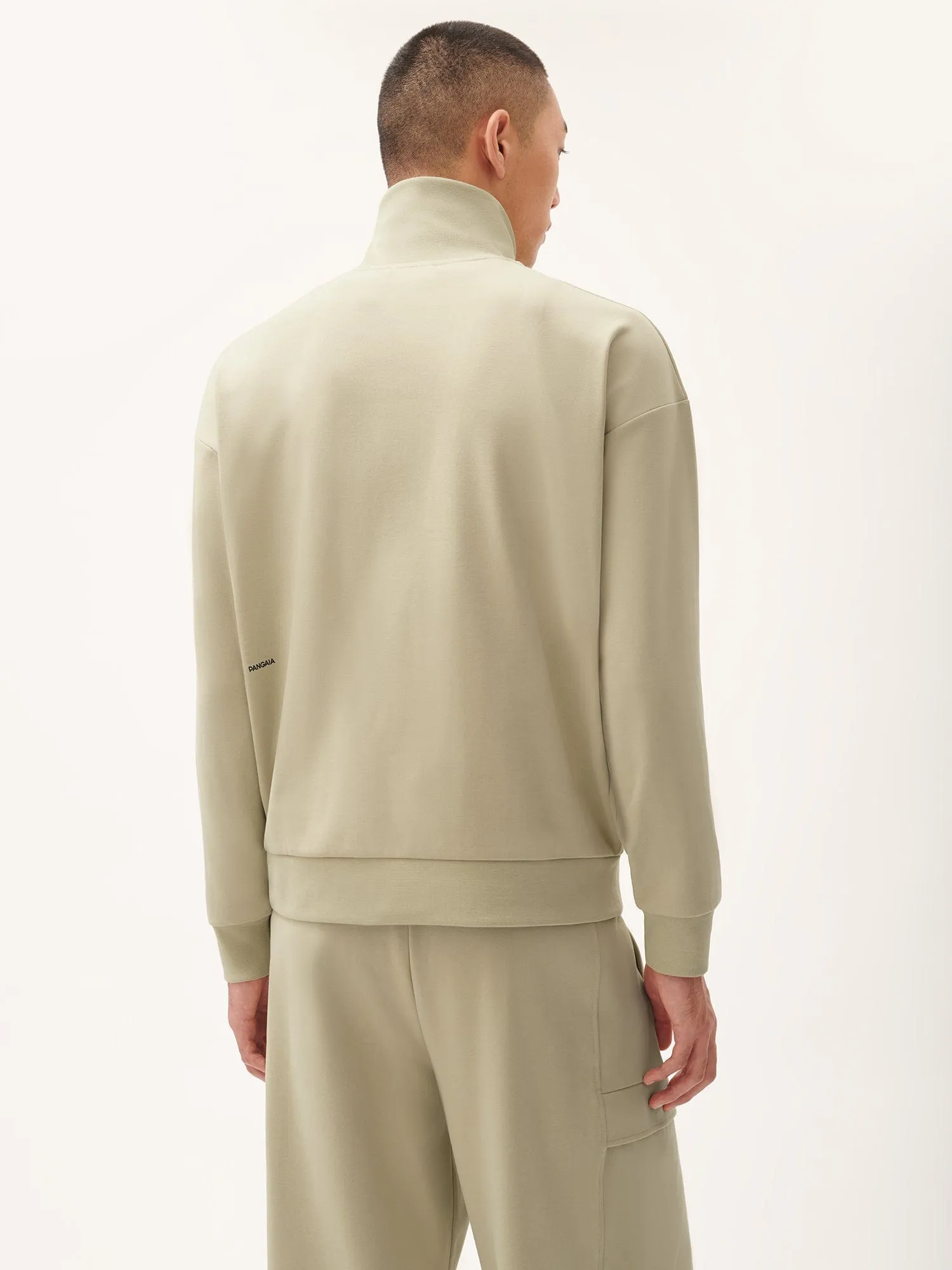 Mens DNA Double Jersey Half Zip Sweatshirtmaitake beige