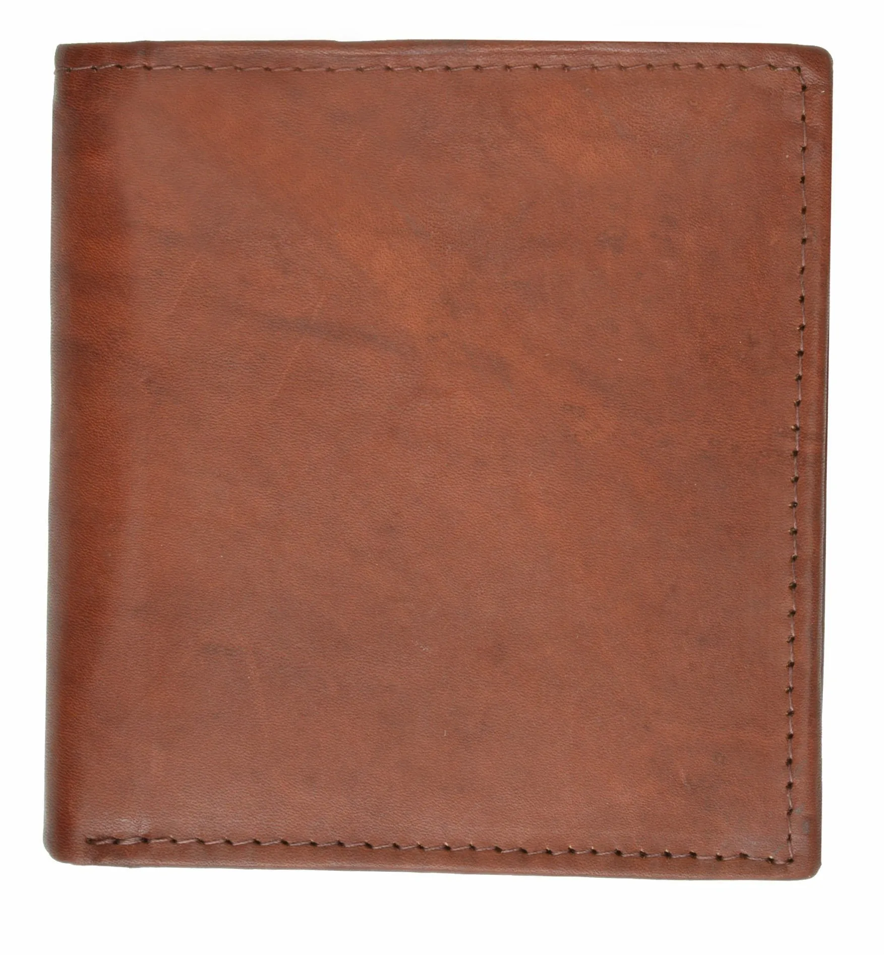 Men's Genuine Leather Bi-Fold Wallet