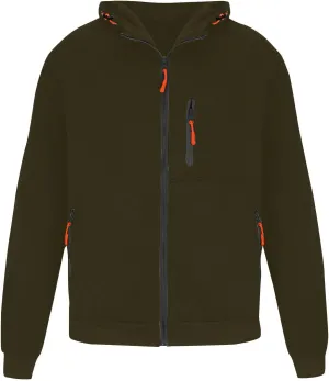 Men's Zip-Up Hoodie Solid Colour Slim Jacket Casual Long Sleeve Pocket Coat Lightweight Warm Tops