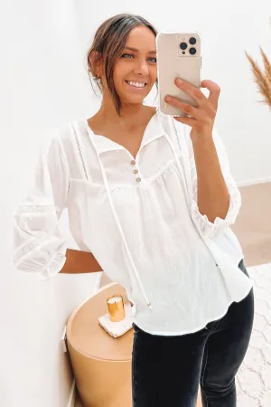 Meriah Top White