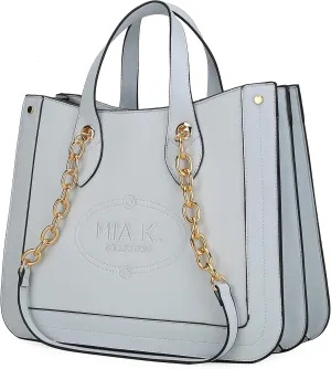 MKF Collection Tote Bag for Women, Vegan Leather Top-Handle Shoulder bag Purse Tote Satchel Handbag