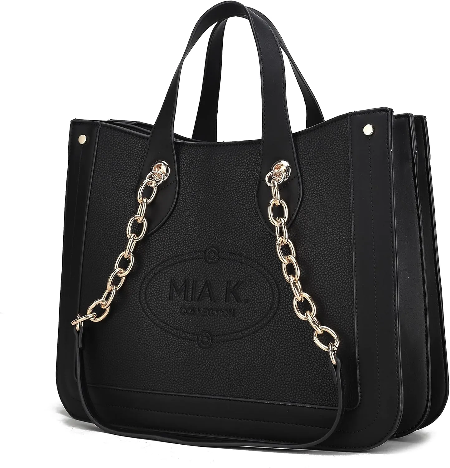 MKF Collection Tote Bag for Women, Vegan Leather Top-Handle Shoulder bag Purse Tote Satchel Handbag