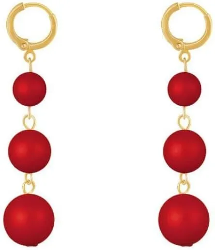 ONLYJUMP Pearl Dangle Drop Earrings for Women Long Pearl Earrings 14K Gold Plated Pearl Dangle Earrings Pearl Tassel Earring White Pearl Drop Dangle Earring Elegant Gold Pearl Jewelry