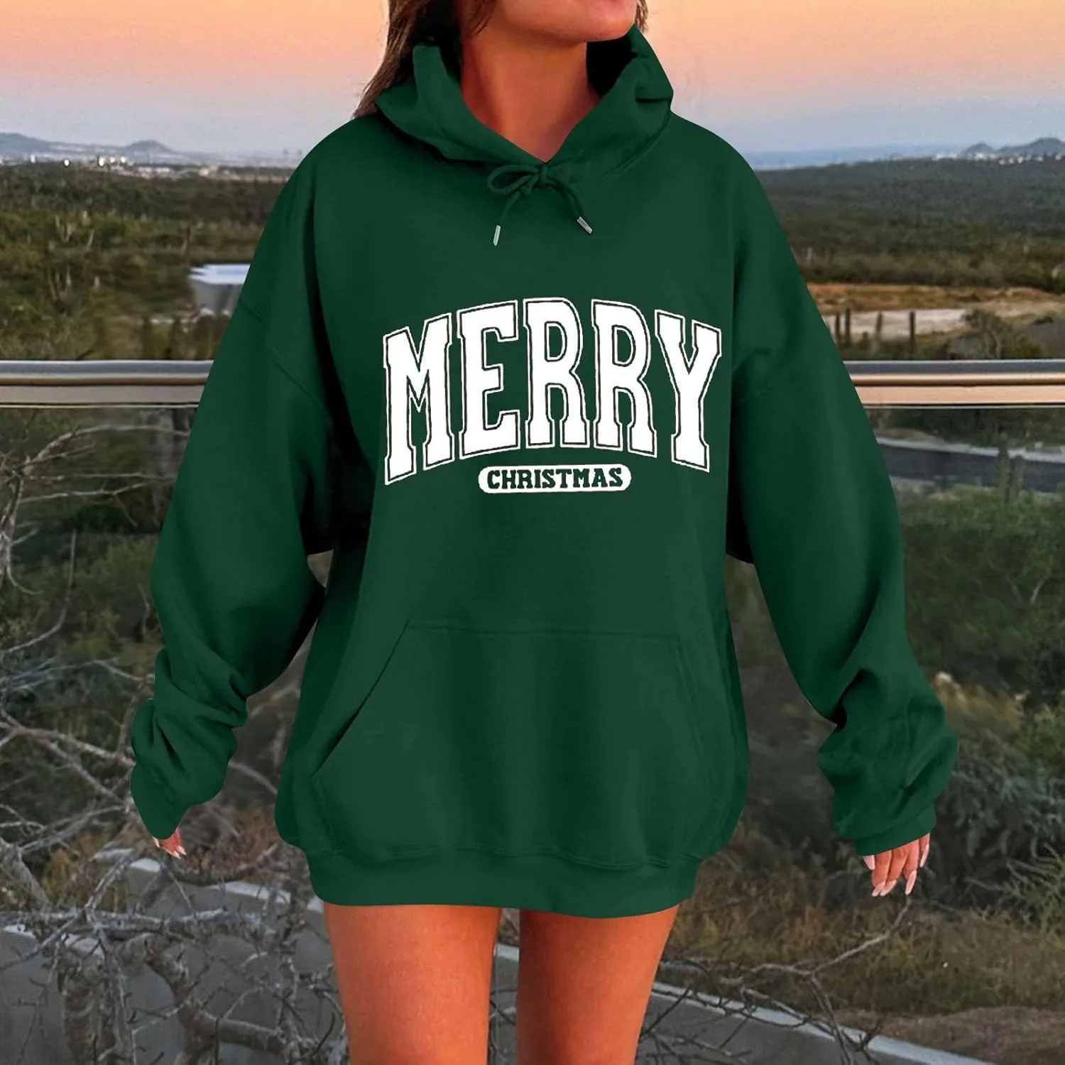 Oversized Hoodies For Women Plus Size Sweatshirt Trendy Winter Clothes Long Sleeve Drawstring With Pockets Pullover