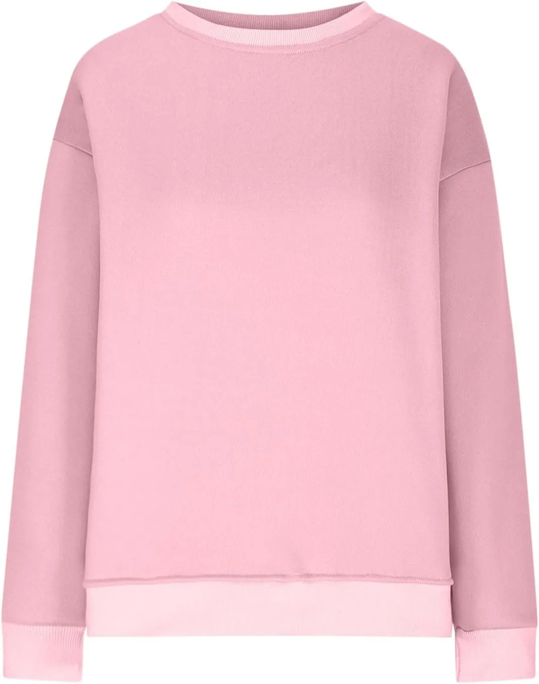 Oversized Sweatshirt for Women Long Sleeve Crewneck Hoodies 2024 Preppy Pullover Top Trendy Fall Outfits