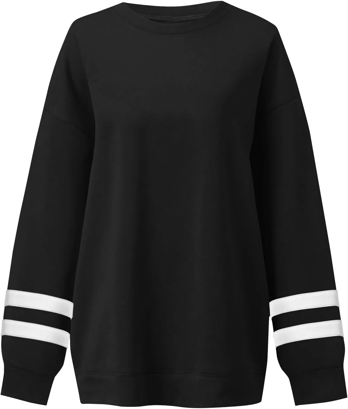 Oversized Sweatshirt For Women Trendy Hoodie Pullover Crewneck Long Sleeve Solid Fall Winter Clothes 2024