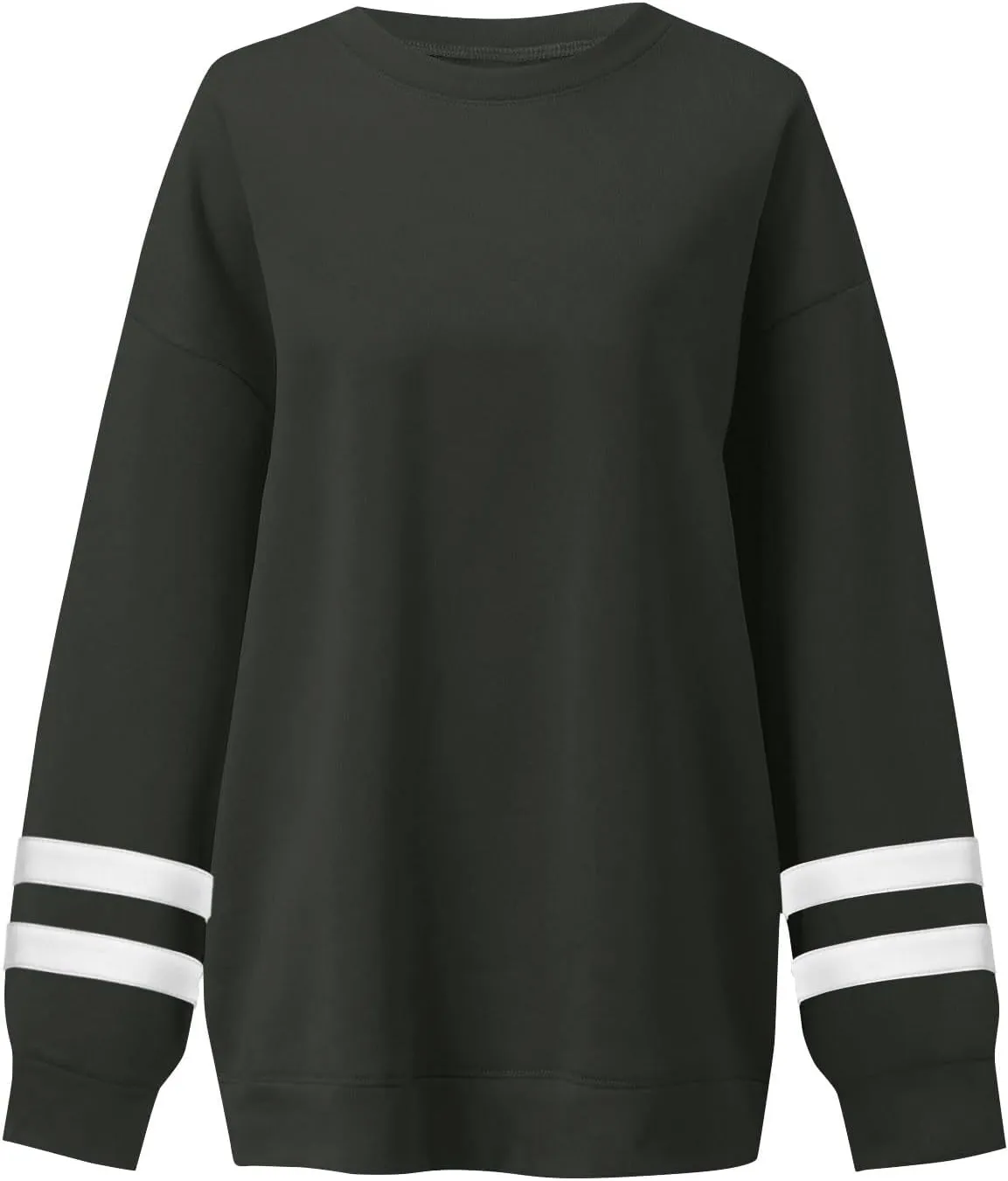 Oversized Sweatshirt For Women Trendy Hoodie Pullover Crewneck Long Sleeve Solid Fall Winter Clothes 2024