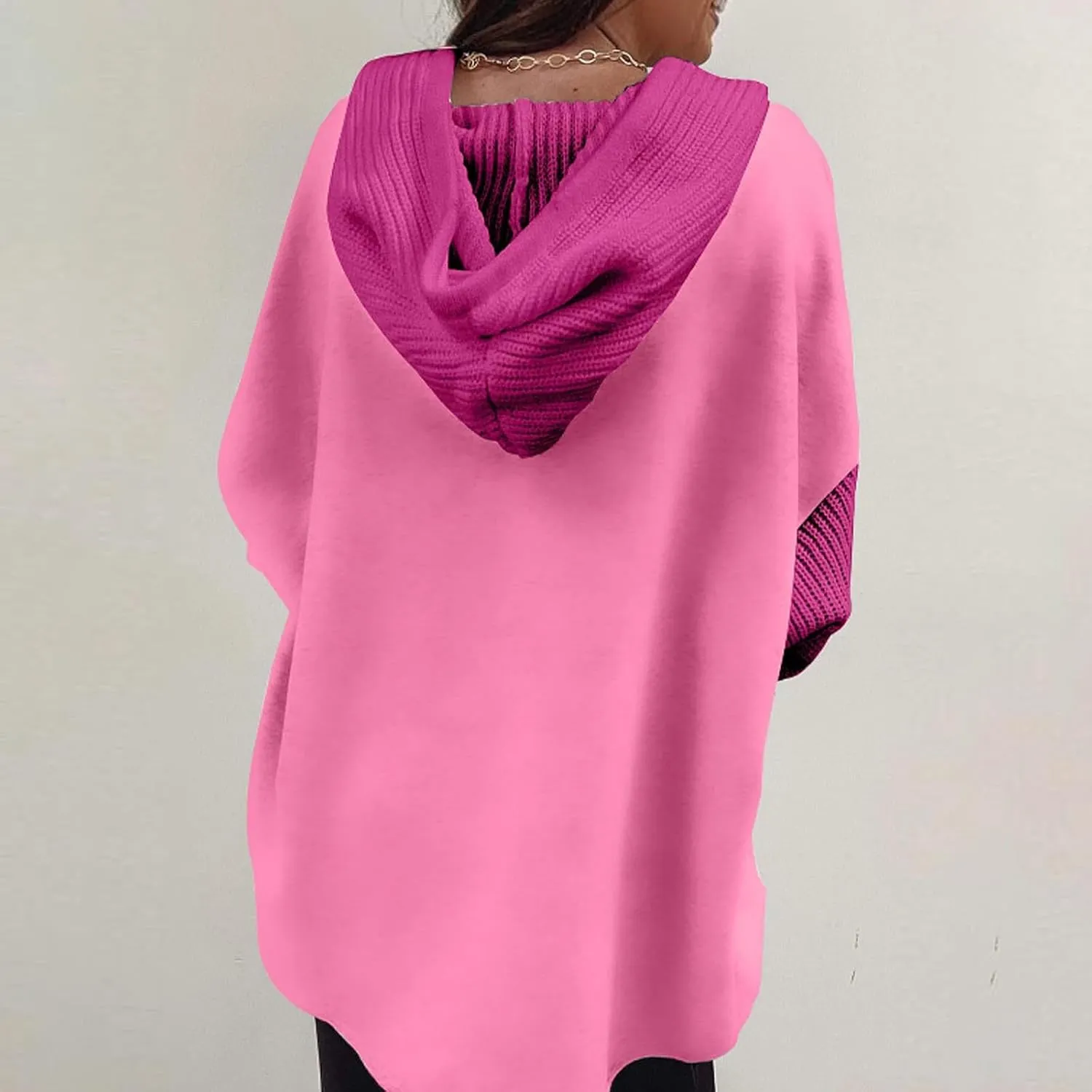 Oversized Sweatshirt Jackets for Women Trendy 2025 Spring Outfits Casual Long Sleeve Button Hooded Shacket Hoodies