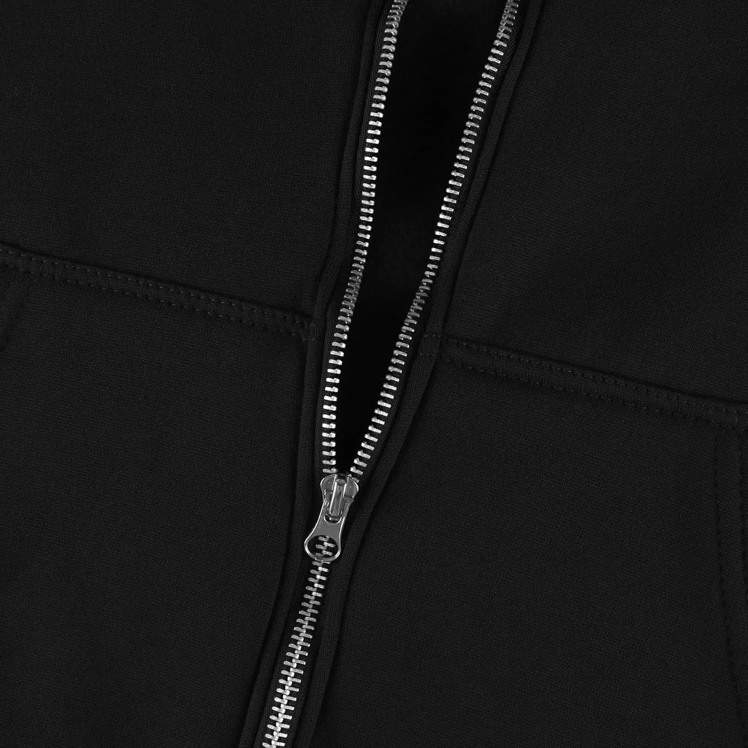 Oversized Zip Up Hoodie for Women Y2k Drawstring Fleece Jacket Long Sleeve Hooded Pullover Sweatshirts with Pockets