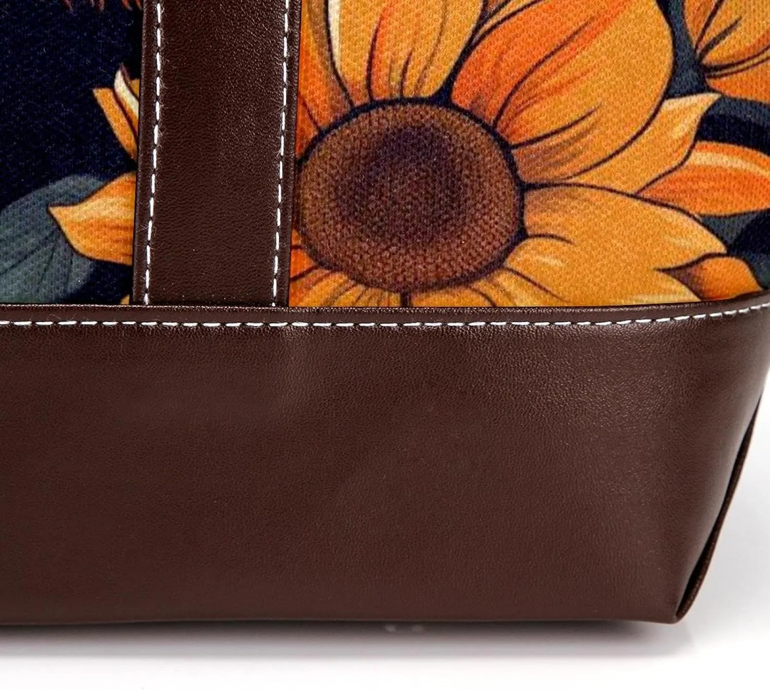 Panda Sunflower-507 Shoulder Purses for Women Large Soft Washed Leather Purses and Durable Handbags