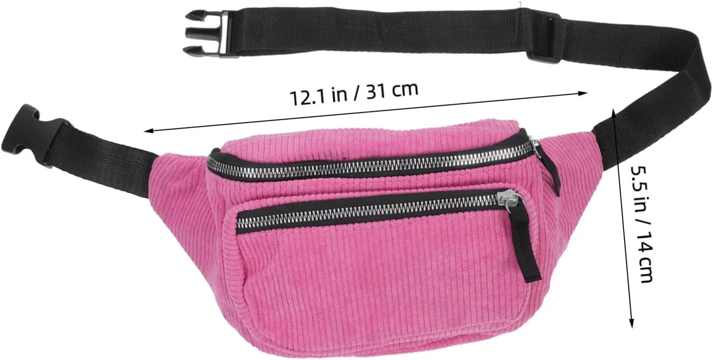 Portable Waist Bag for Women Stylish Crossbody Chest Bag Fanny Pack Phone Wallet Id Sunglasses Pocket