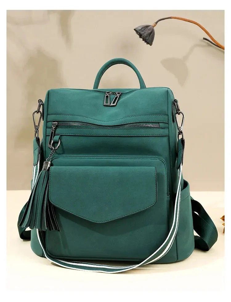 Premium Leather Women's Backpack with Gift Bag