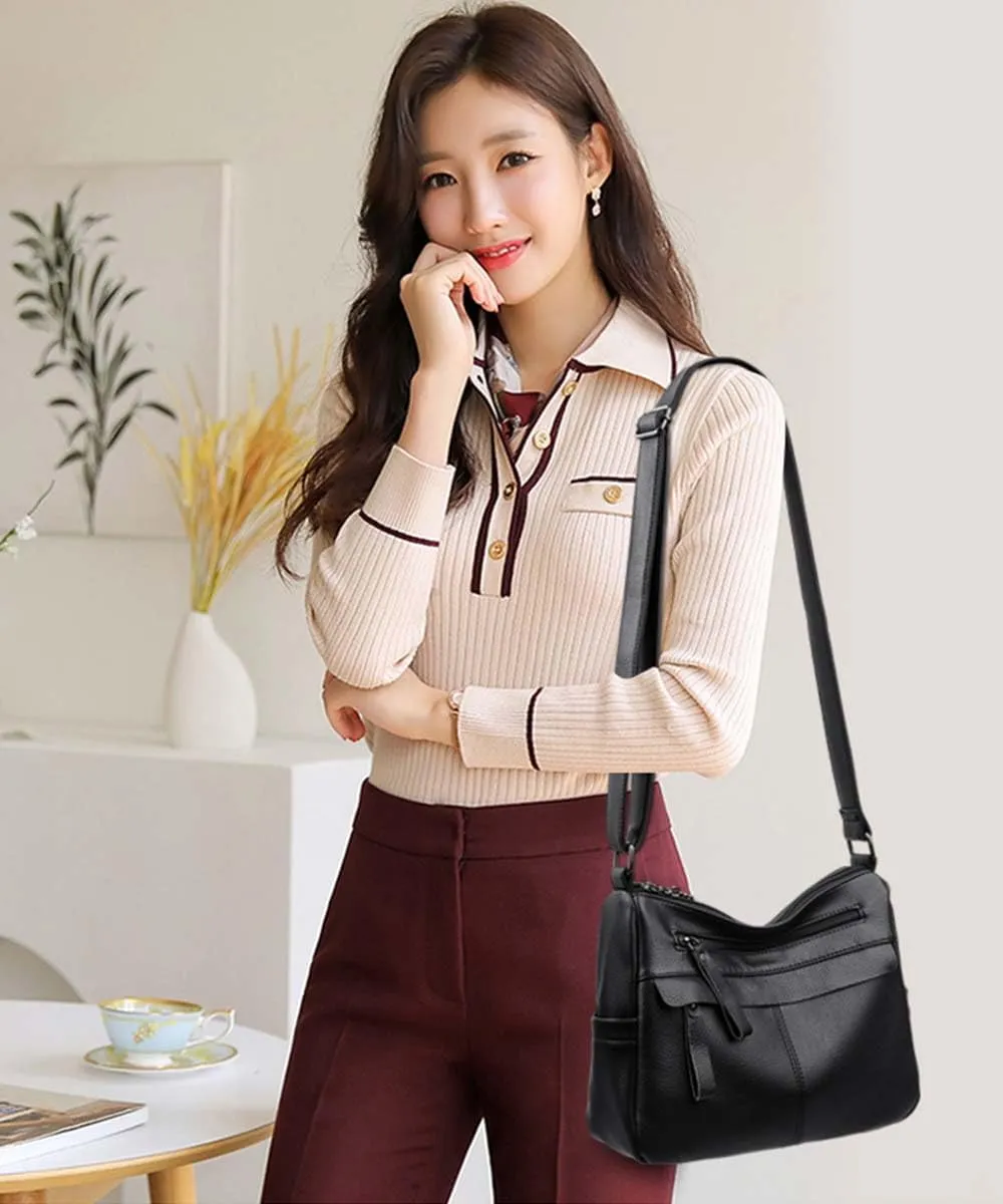Purses for Women,Soft PU Leather Shoulder Bags Designer Handbags Ladies Hobo Bag, Crossbody Purse Pocketbooks