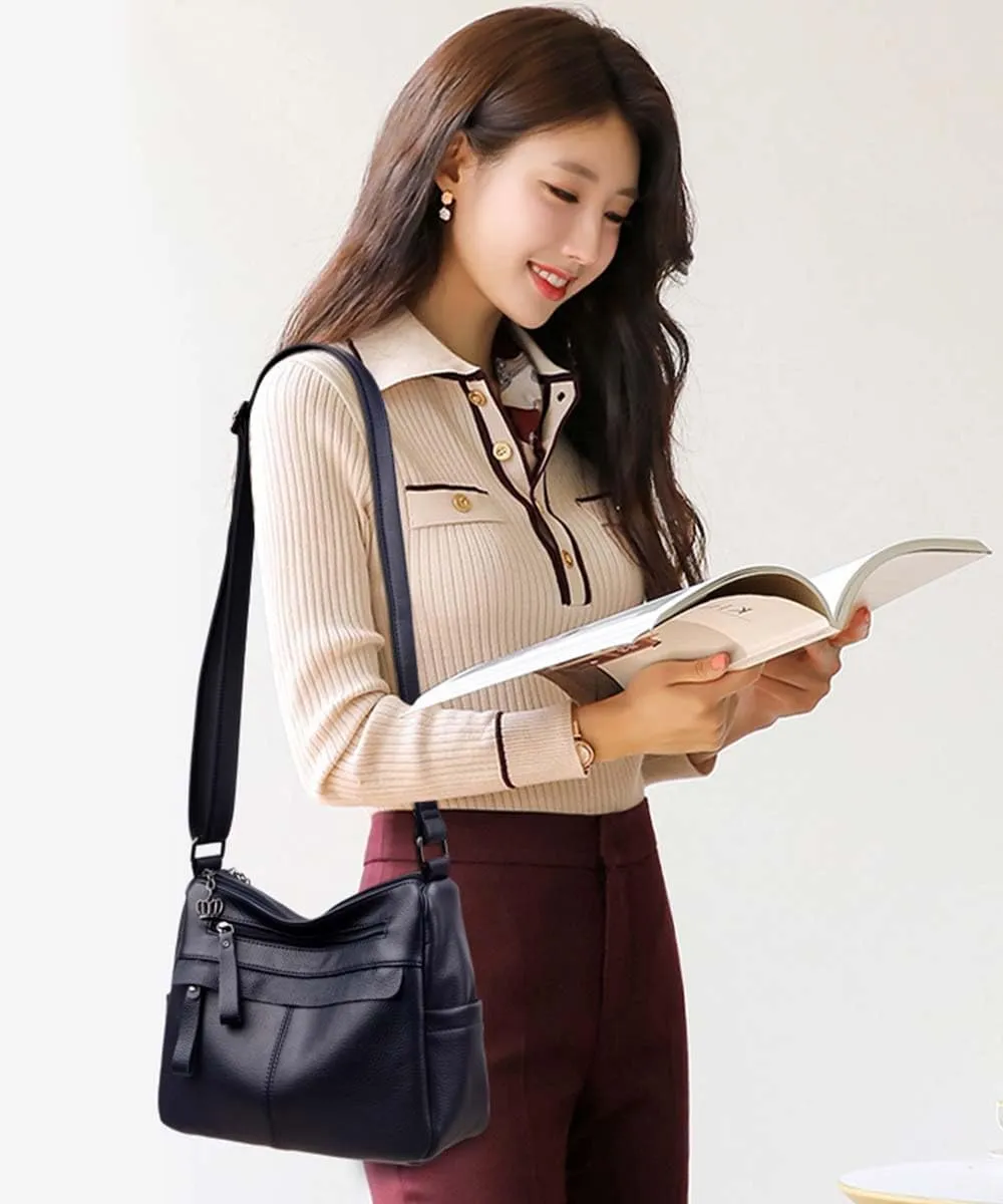 Purses for Women,Soft PU Leather Shoulder Bags Designer Handbags Ladies Hobo Bag, Crossbody Purse Pocketbooks
