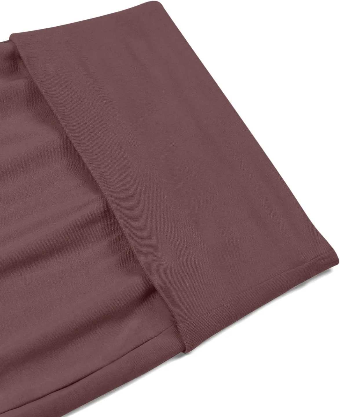 REORIA Women's Sexy Fold Over High Waisted Lounge Long Skirts Elegant Going Out Bodycon Maxi Skirts