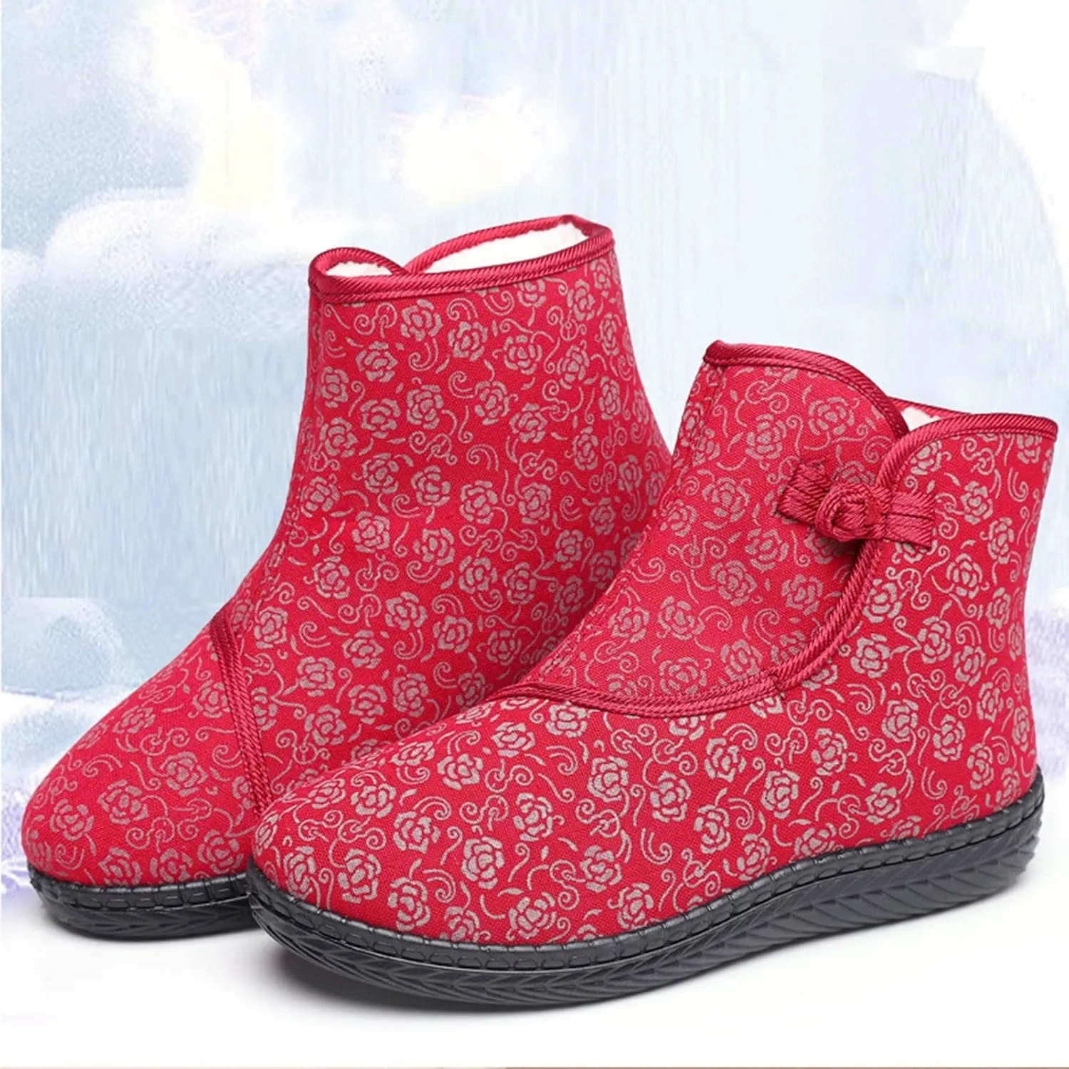 SBGMoSJ Winter Boots for Women Wide Width Waterproof Non Slip Winter Boots Women Womens Size 9 Winter Boots Zip Up Winter Boot Women Botas Waterproof Para Mujer De Trabajo