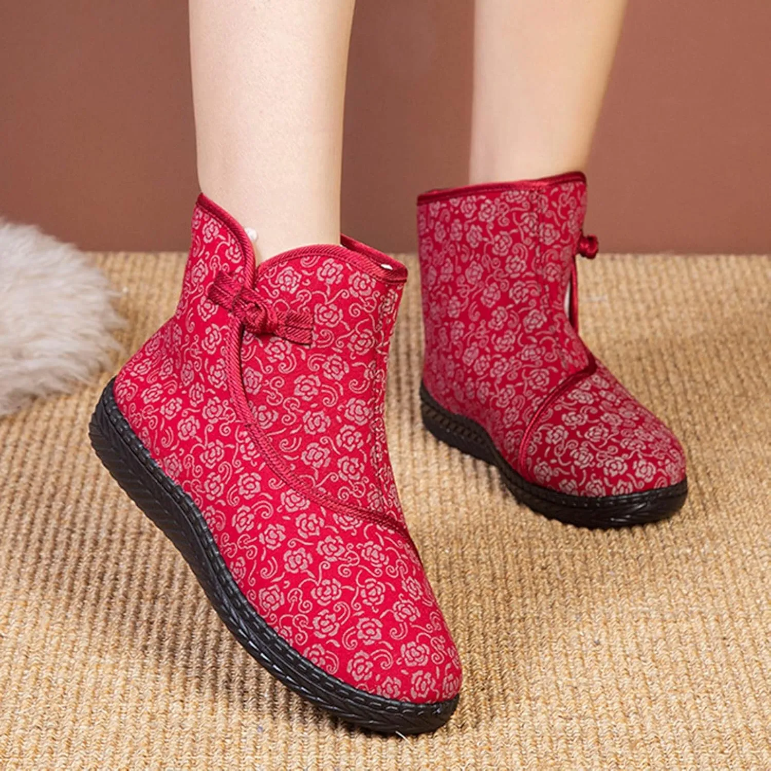 SBGMoSJ Winter Boots for Women Wide Width Waterproof Non Slip Winter Boots Women Womens Size 9 Winter Boots Zip Up Winter Boot Women Botas Waterproof Para Mujer De Trabajo