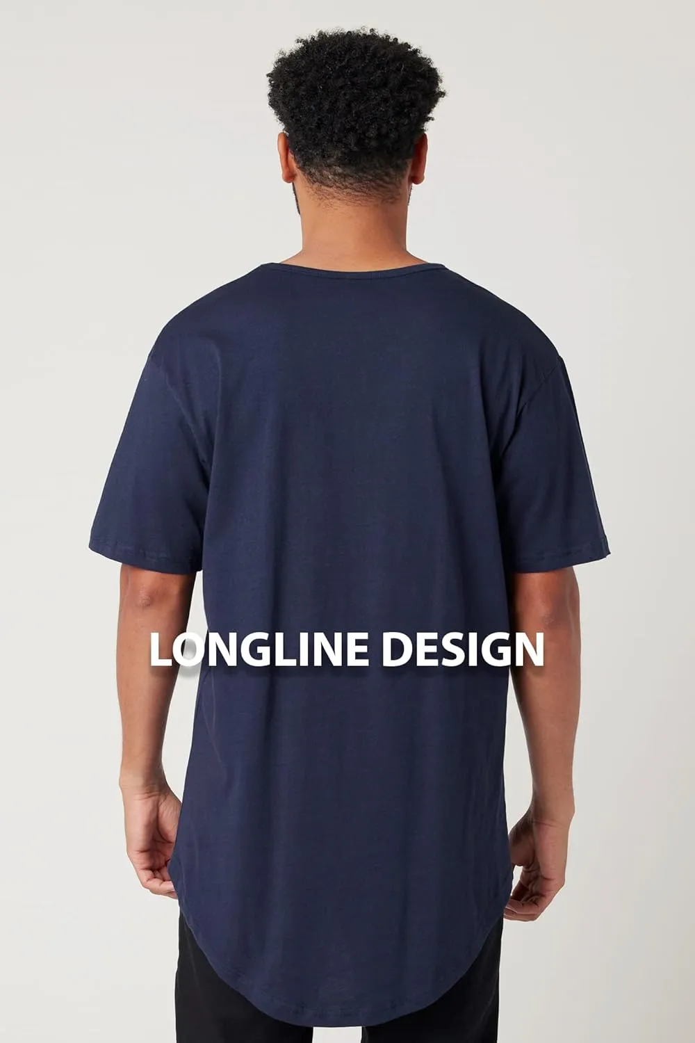ShirtBANC Hipster Hip Hop Elong Drop Cut Mens Shirt Dance Dropcut Tshirt