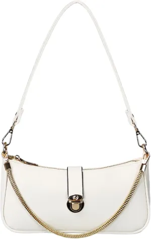 Shoulder Bag for Women Vegan Leather Handbag for Work Trendy Shoulder Purses Small Tote Bag