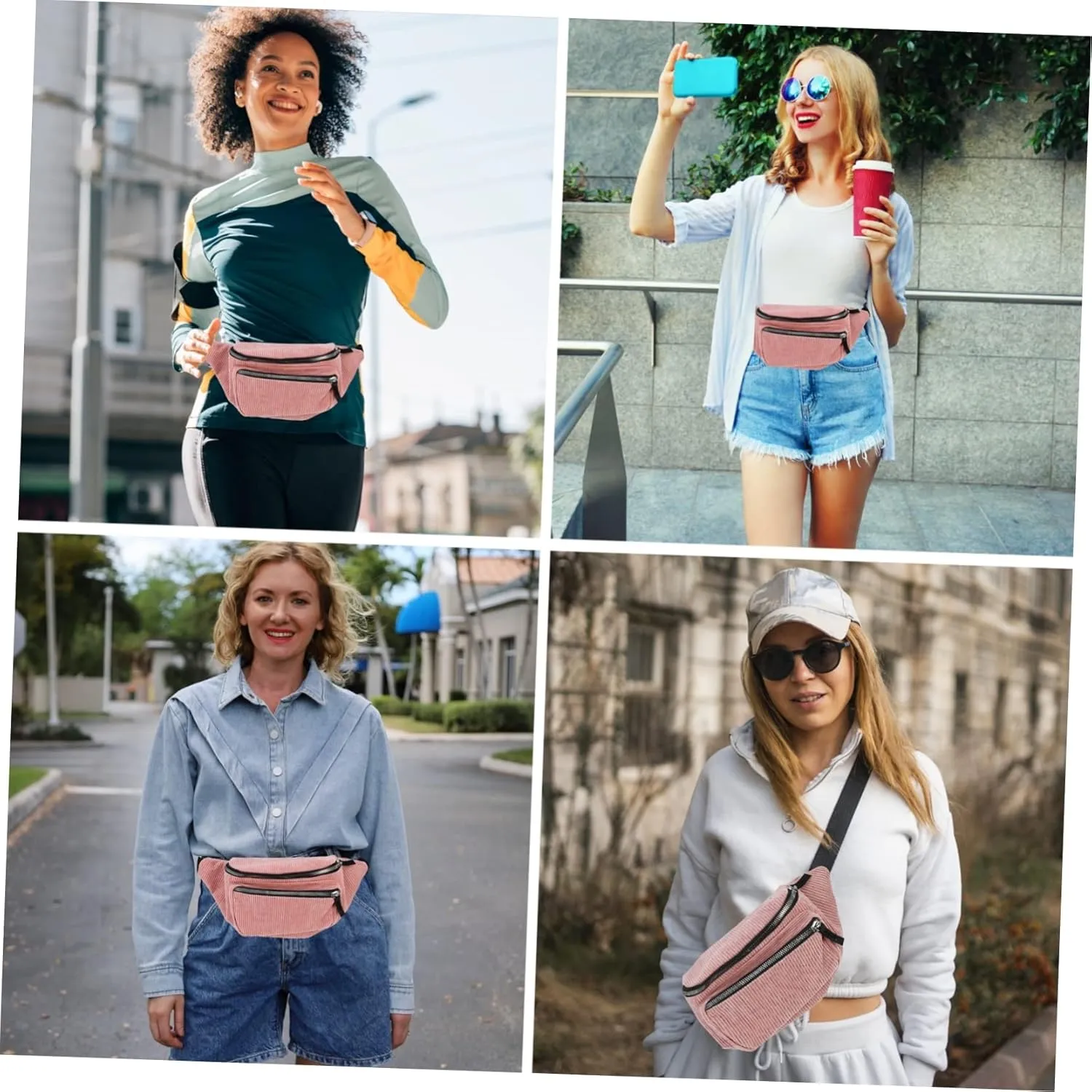 Sling Bag Chest Bag Belt for Women for Phone Wallet Keys Id Sunglasses Tickets Sunscreen Stylish Waist Pouch for Travel Biking Dog Walking Shopping