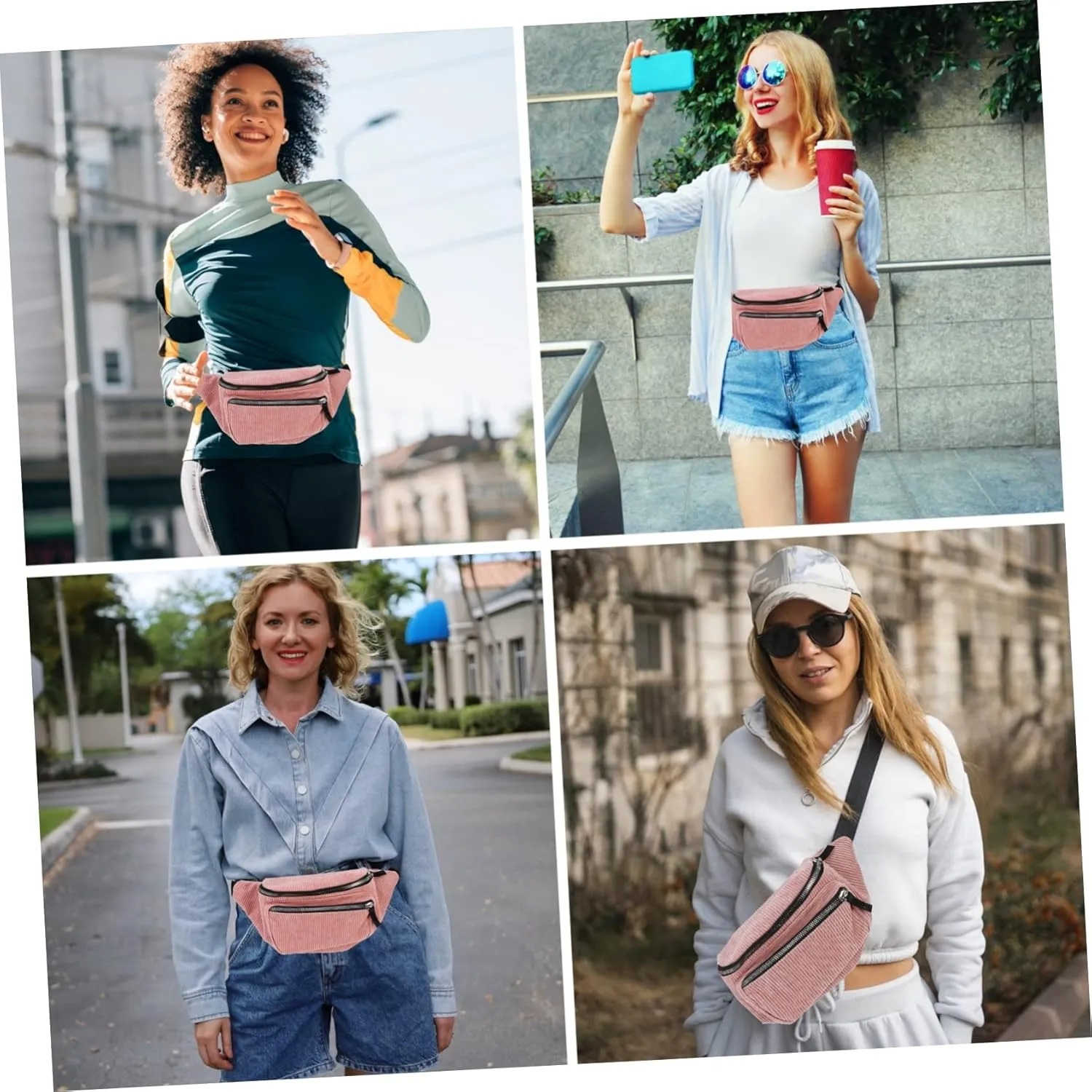 Sling Bag Chest Bag Belt for Women for Phone Wallet Keys Id Sunglasses Tickets Sunscreen Stylish Waist Pouch for Travel Biking Dog Walking Shopping