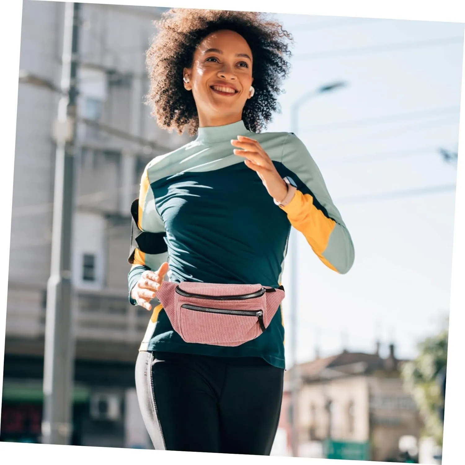 Sling Bag Chest Bag Belt for Women for Phone Wallet Keys Id Sunglasses Tickets Sunscreen Stylish Waist Pouch for Travel Biking Dog Walking Shopping