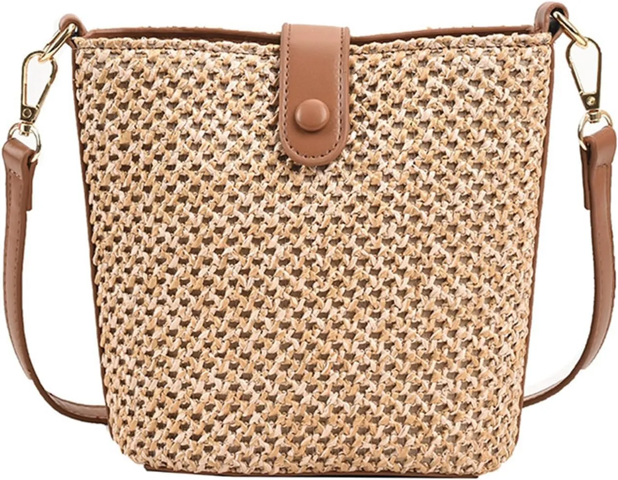 Straw Crossbody Purse Hobo Bags Women Vintage Shoulder Bag Tote Bag Summer Beach Bag Work Travel Bag