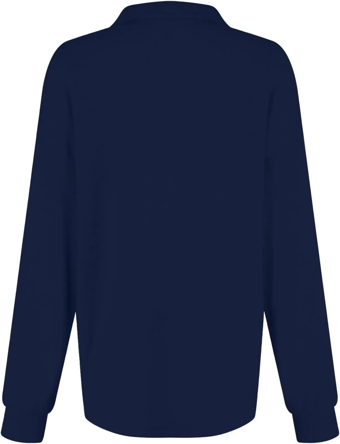 Striped Knitted Tops for Women Casual Lapel Collar Button Down Long Sleeve Relaxed Fit Sweatshirts Fall Loose Tunics