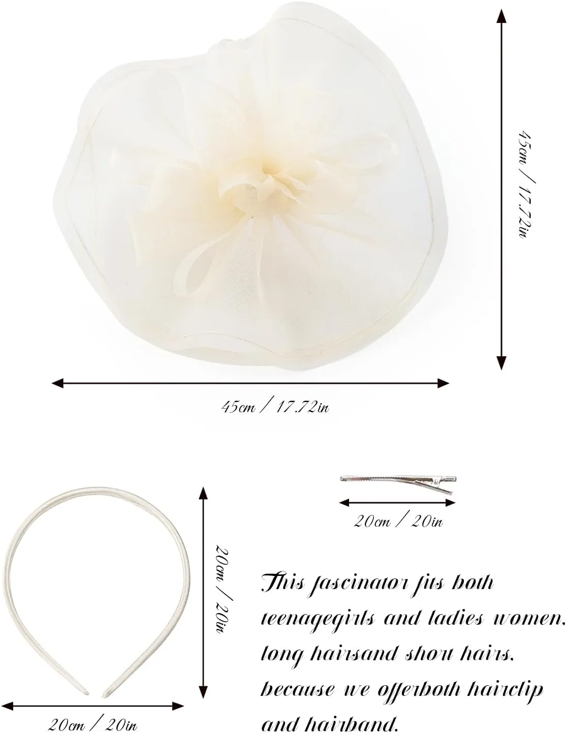 Tea Party Hat Fascinators Hats for Women Girls Elegant Kentucky Derby Hat Flower Feather Headband Outfits for Wedding Church