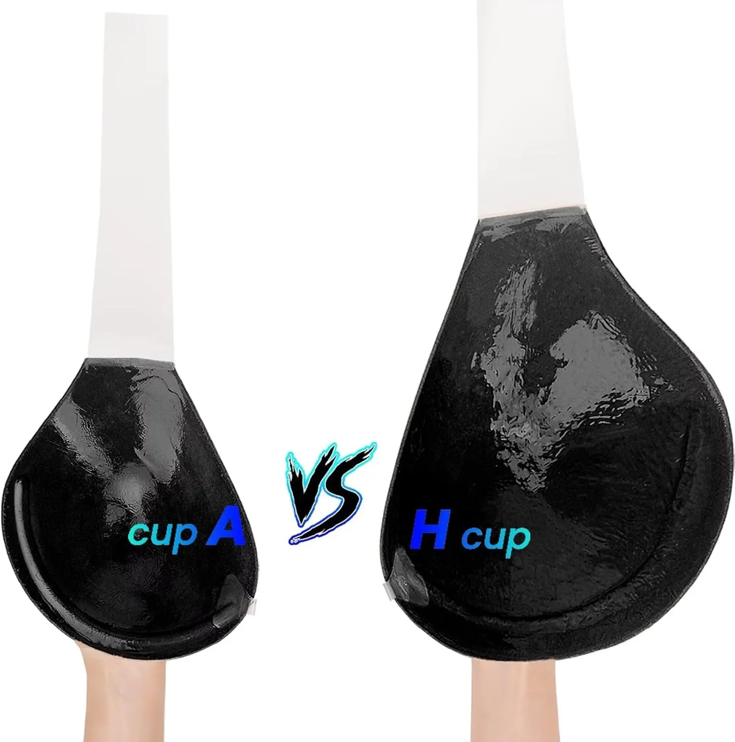 TITU Strapless Bra for Big Bust - Sticky Push Up for Large Breasts, Backless Plus Size Invisible with Boob Lift Tape