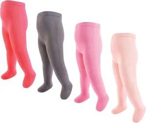 Touched by Nature Baby and Toddler Girl Organic Cotton Tights