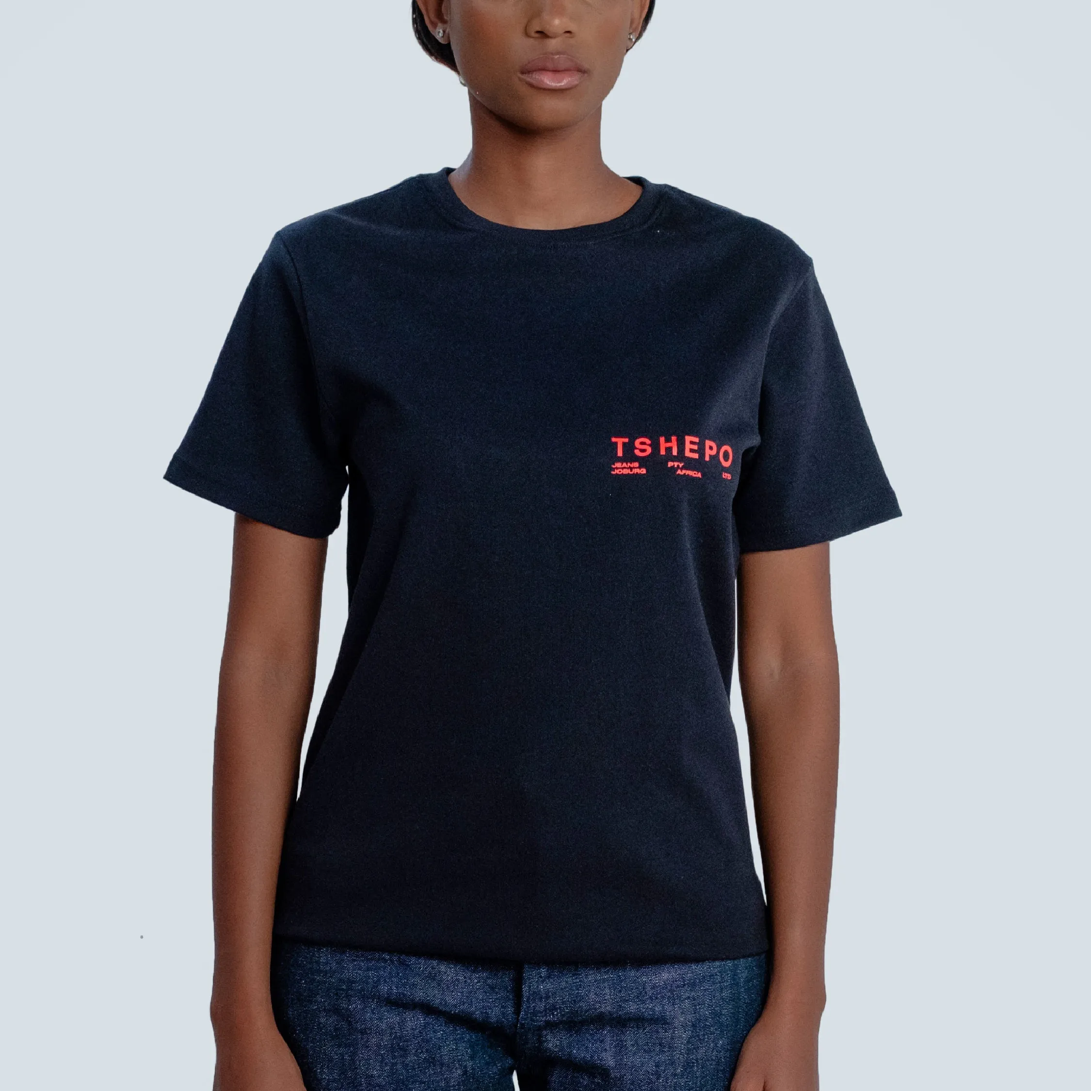 TSHEPO PTY LTD T-SHIRT, BLACK