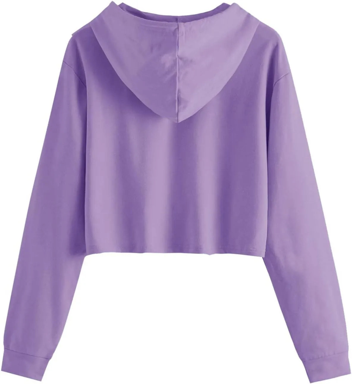 tuduoms Women Casual Cropped Zip Up Hoodie Cute Crop Top Y2K Teen Girls Trendy Lightweight Crop Jacket Long Sleeve Sweatshirt