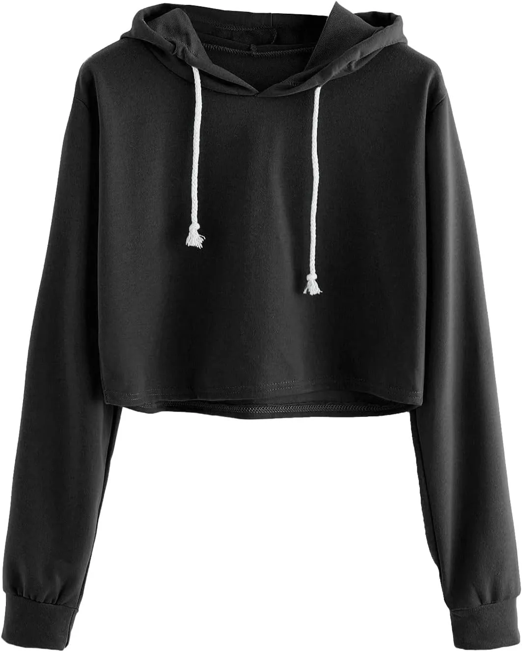 tuduoms Women Casual Cropped Zip Up Hoodie Cute Crop Top Y2K Teen Girls Trendy Lightweight Crop Jacket Long Sleeve Sweatshirt