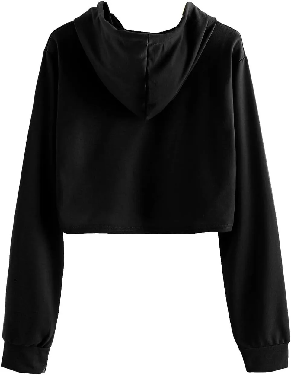 tuduoms Women Casual Cropped Zip Up Hoodie Cute Crop Top Y2K Teen Girls Trendy Lightweight Crop Jacket Long Sleeve Sweatshirt