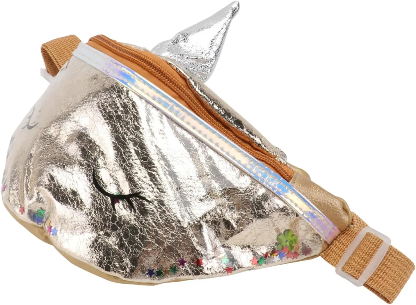 Unicorn Sequins Waist Pouch Fashionable Outdoor Waist Bag Sequin Chest Pack for Women Girls Waist Bag Fashion Waist Pack for Shopping Travel Hiking