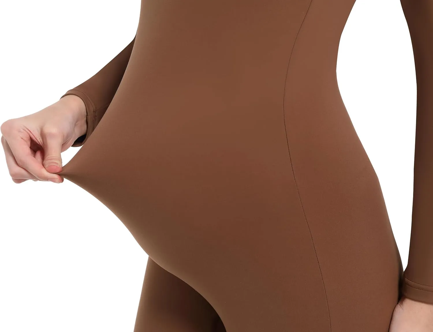 V VOCNI Maternity Jumpsuit Women's Square Neck Long Sleeve Bodycon T Shirts Yoga Leggings Romper Pregnancy Bodysuit