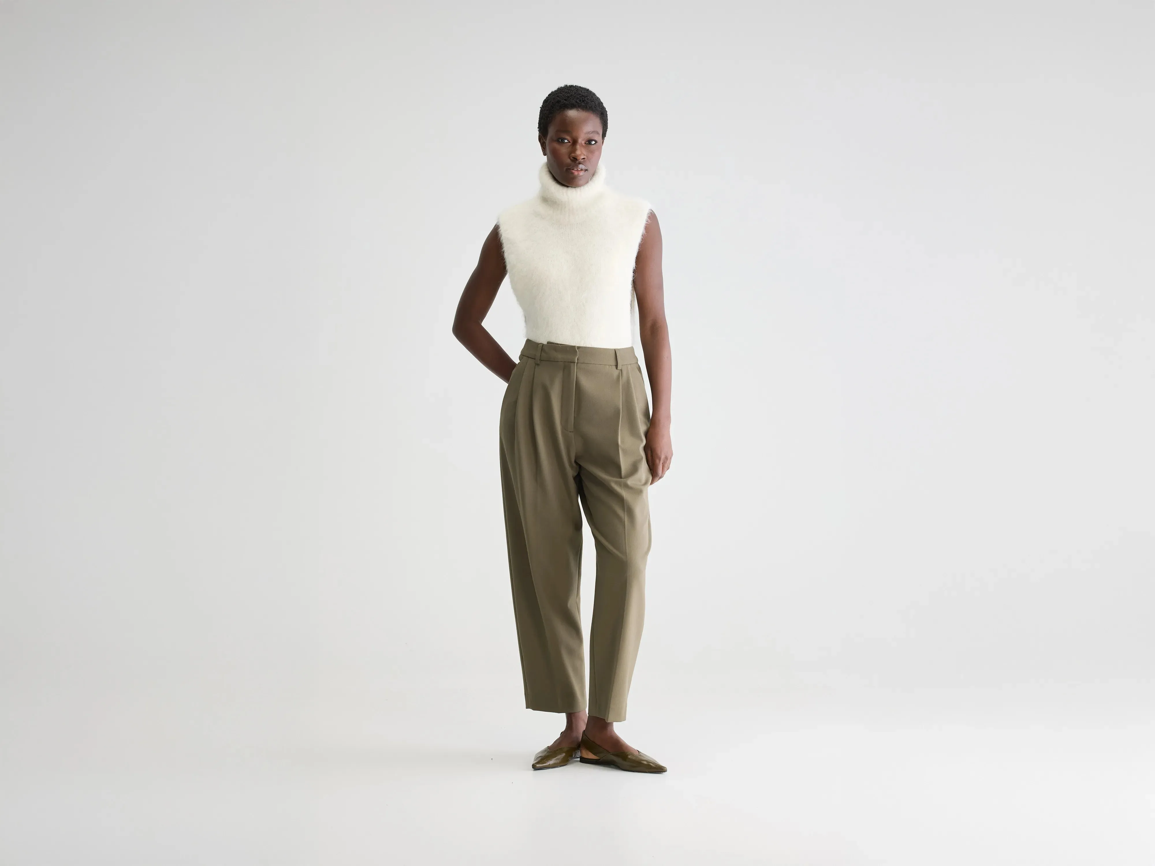 Valdo tailored trousers (251 / W / FOREST)