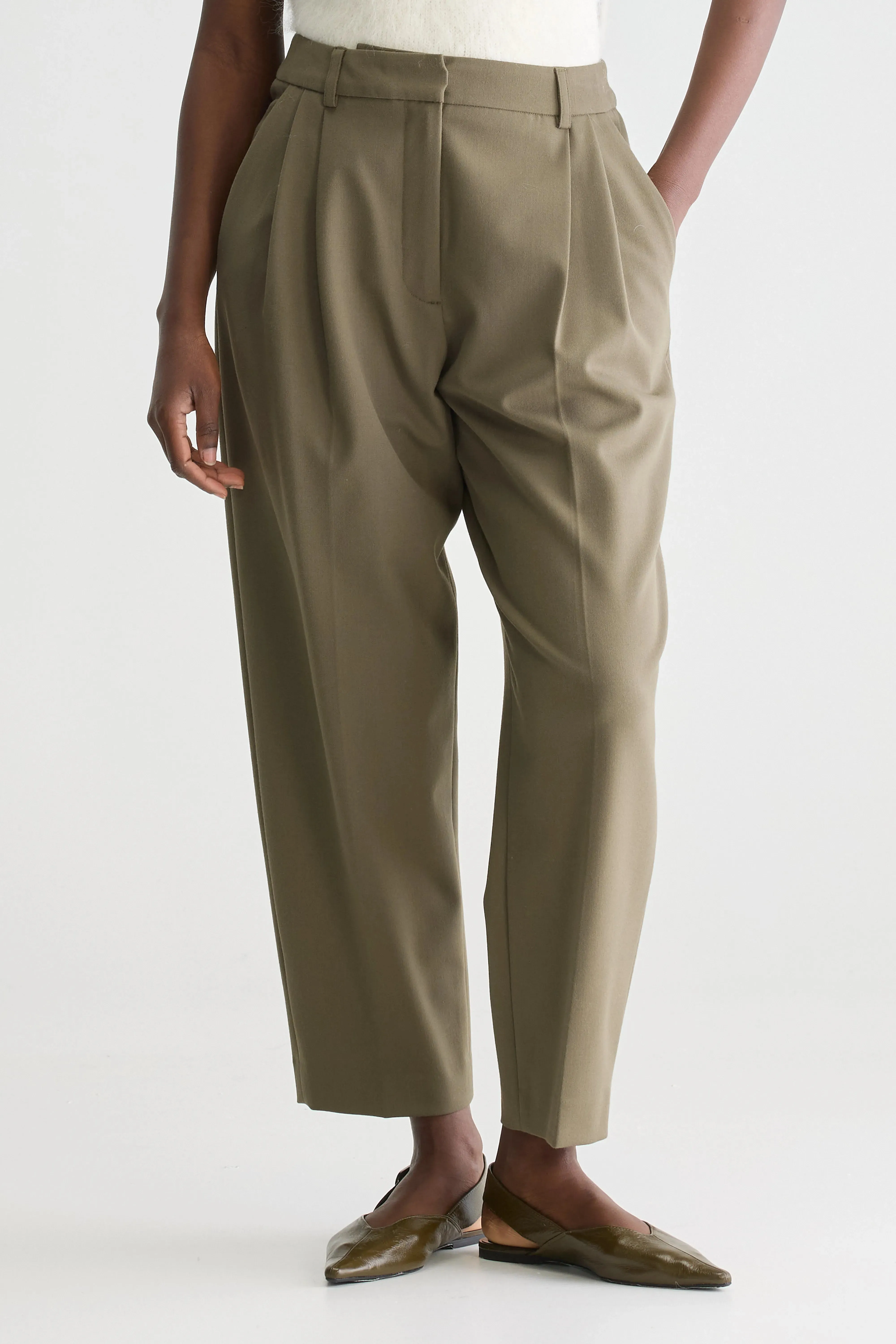 Valdo tailored trousers (251 / W / FOREST)