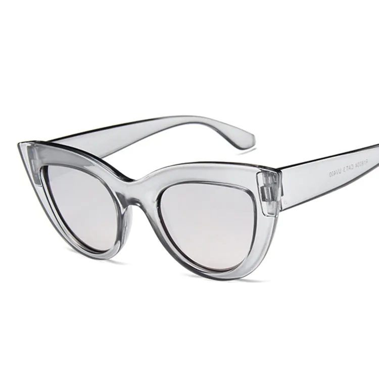 Vintage Black Cat Eye Sunglasses for Women